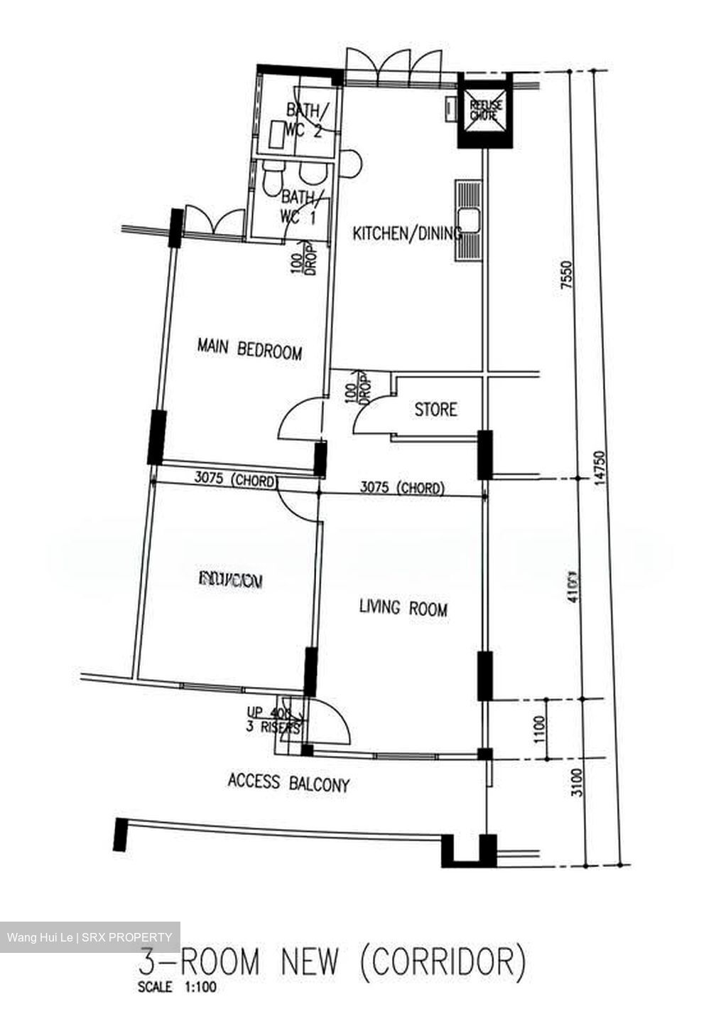 Blk 616 Bedok Reservoir Road (Bedok), HDB 3 Rooms #571706081